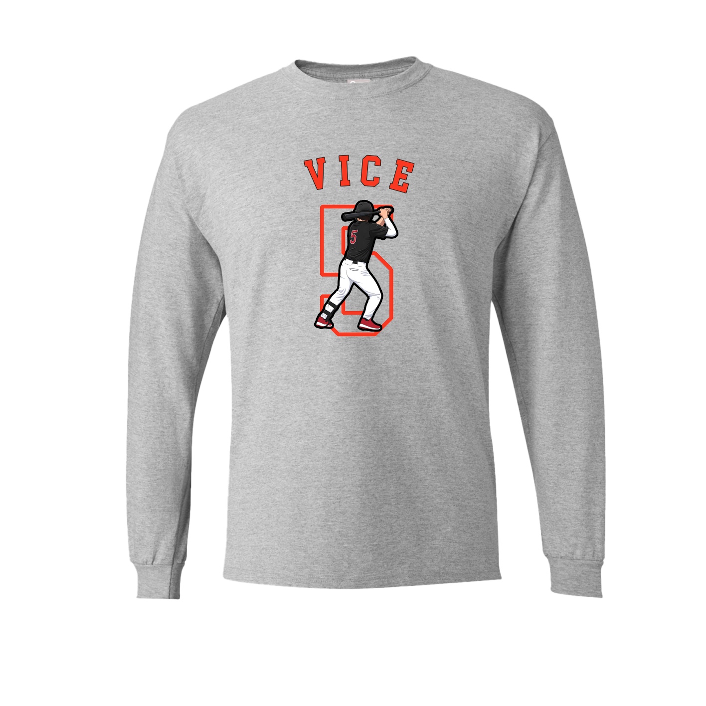Long Sleeve Tee — Shirsey Arch in Grey