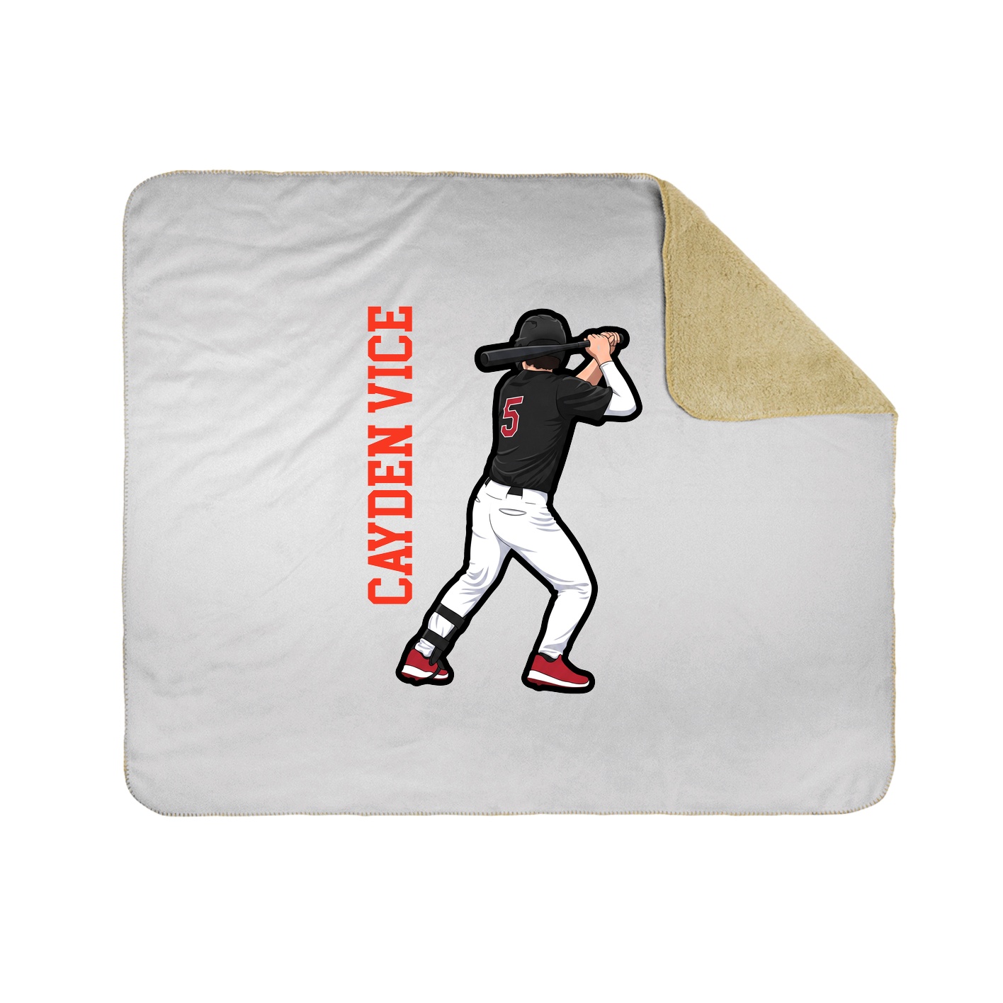 50x60 Sherpa Lined Throw Blanket