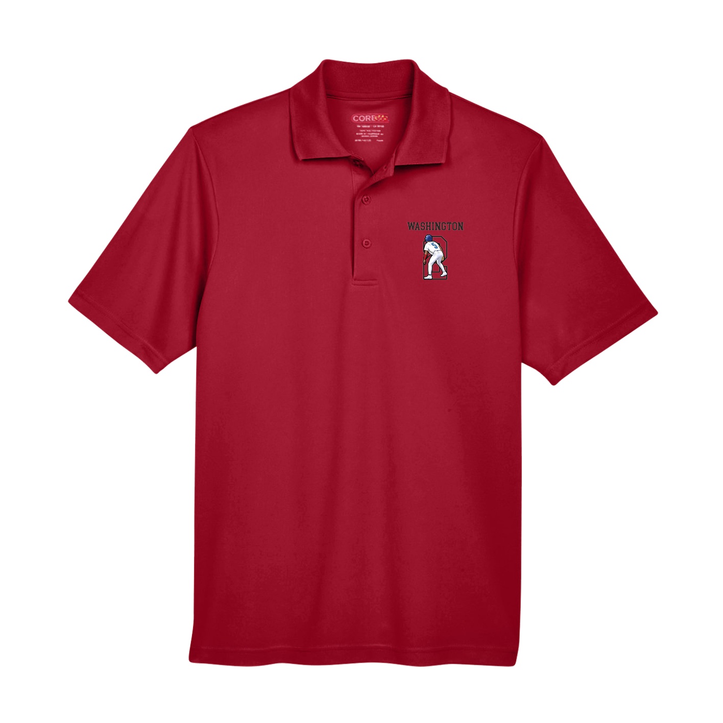 Performance Polo — Shirsey in Red