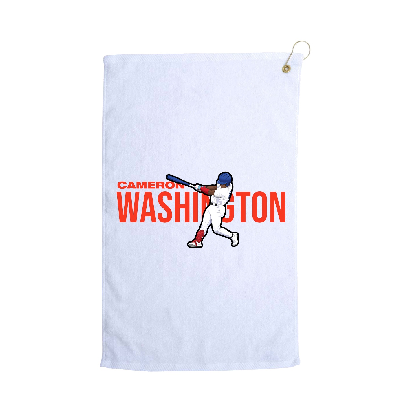 Golf Towel — Player Name in White