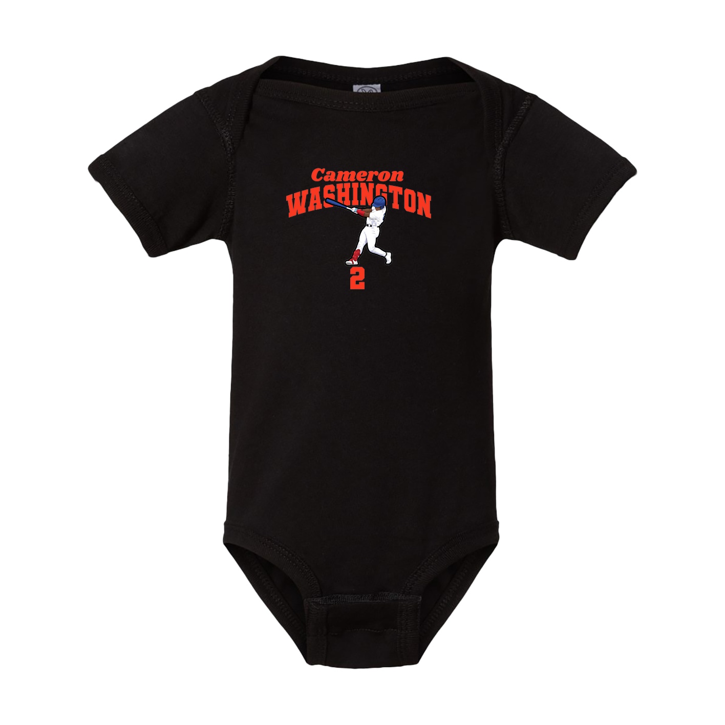 Baby Onesie — Signature Arch in Black