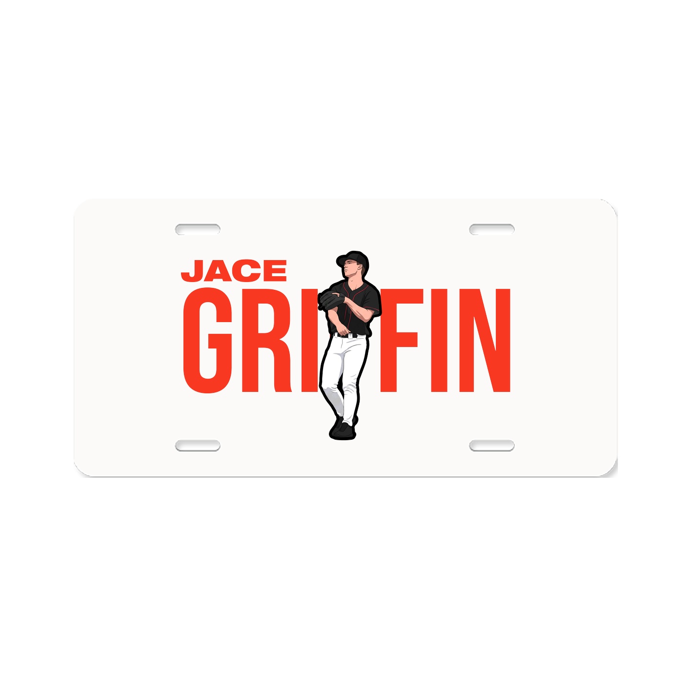 License Plate — Player Name in Classic