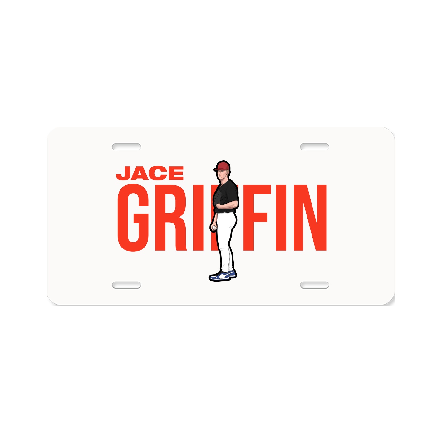 License Plate — Player Name in Classic