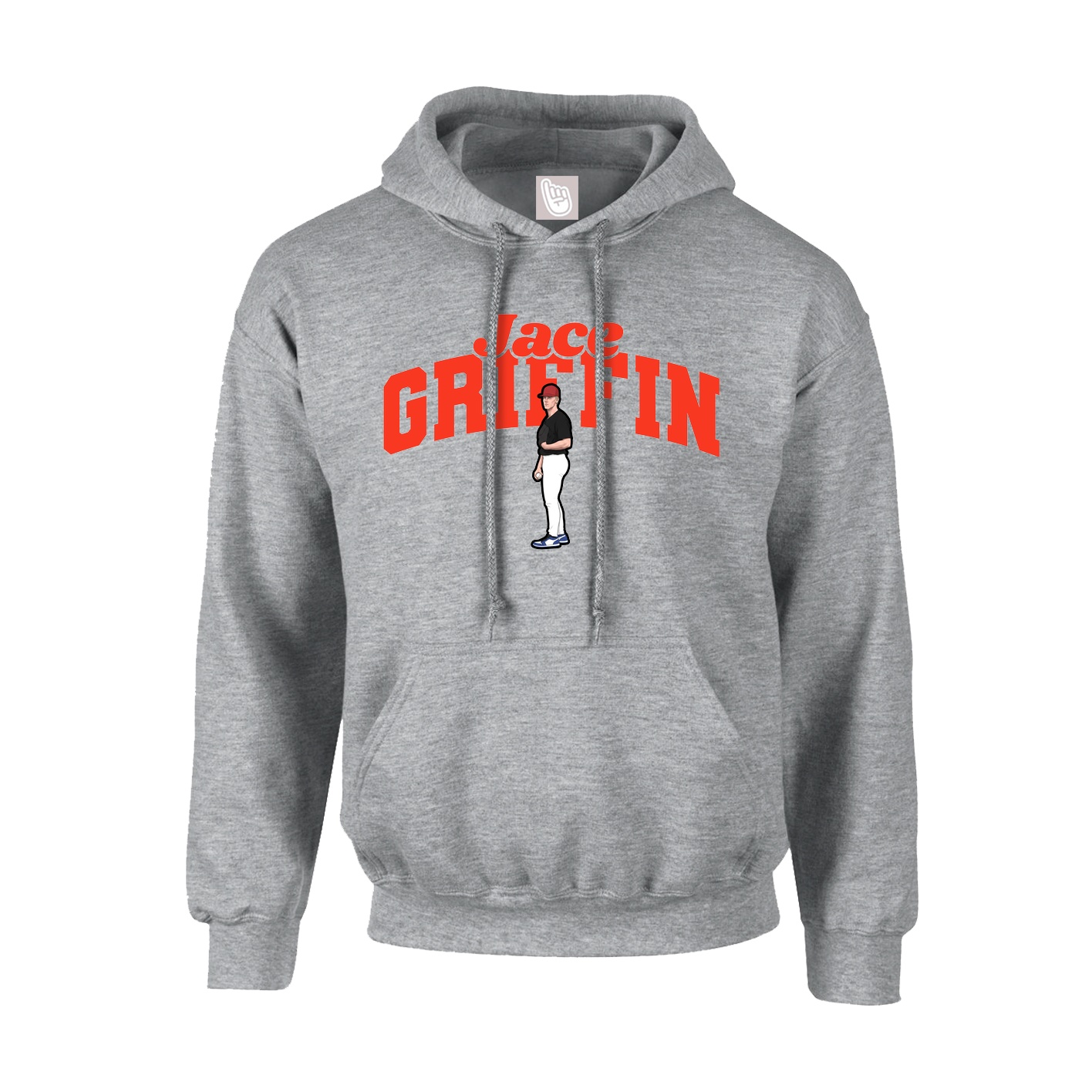 Hoodie — Signature Arch in Grey