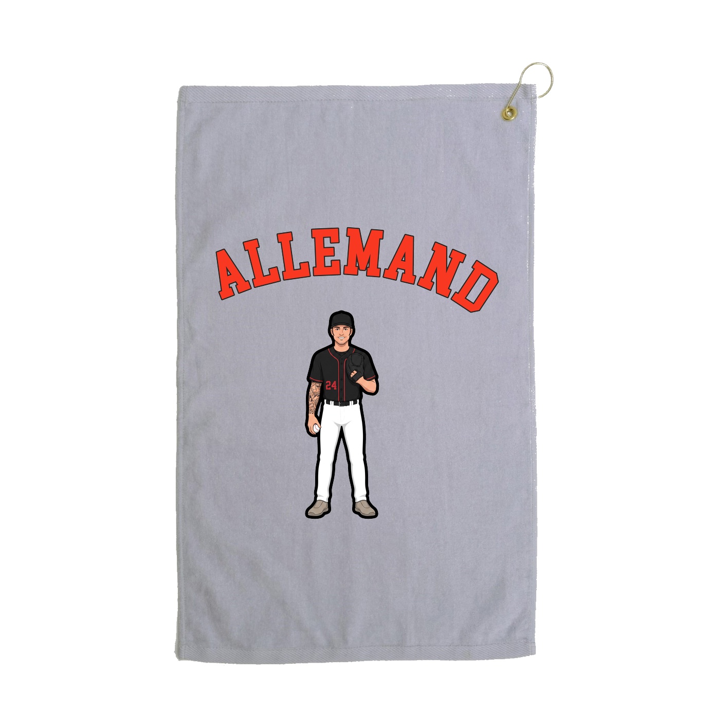 Golf Towel — Shirsey Arch in Grey