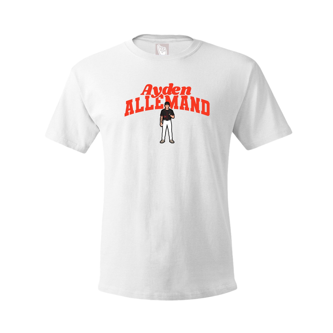 Youth Tee — Signature Arch in White