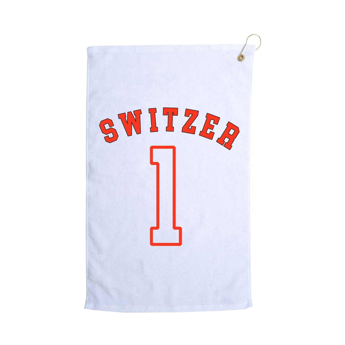 Golf Towel — Shirsey Arch in White