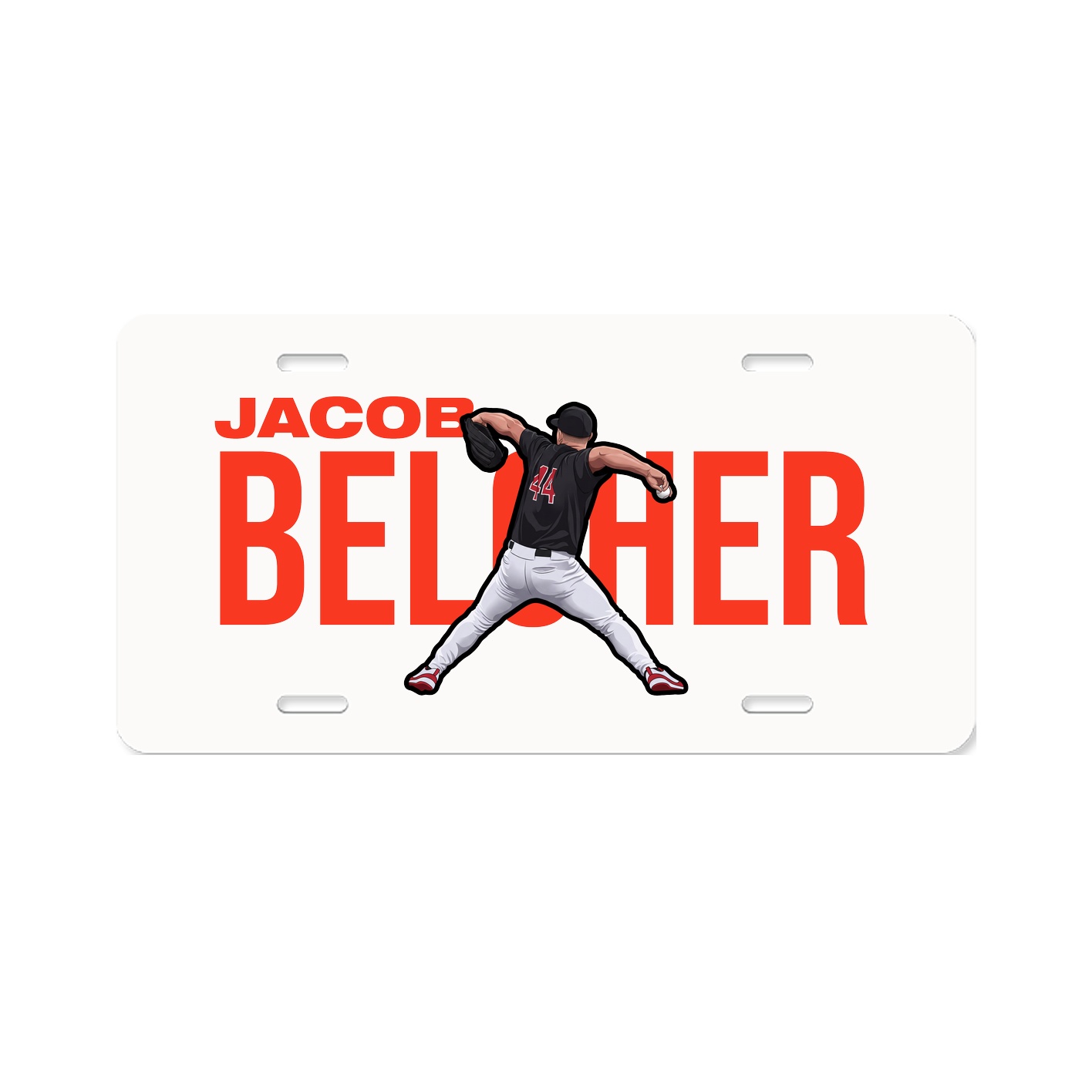 License Plate — Player Name in Classic