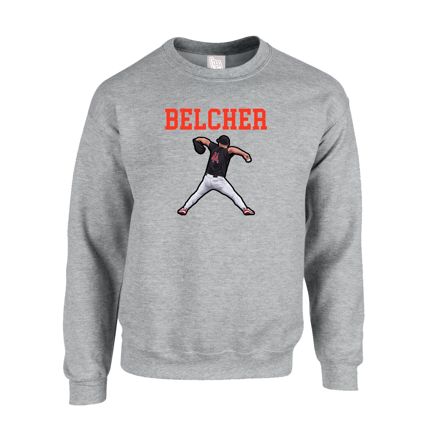 Fleece Crew — Shirsey in Grey
