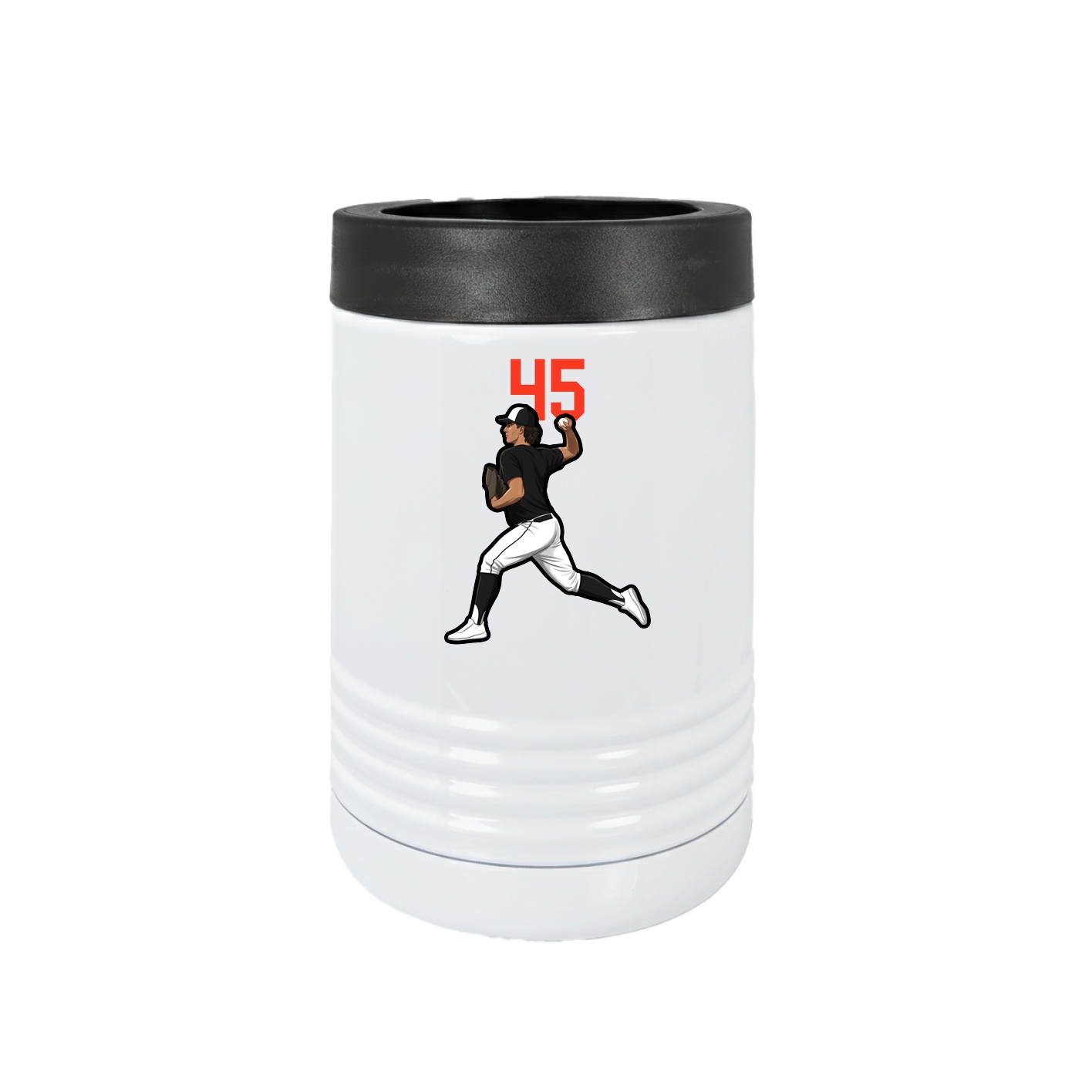 Beverage Holder — Number Top in White