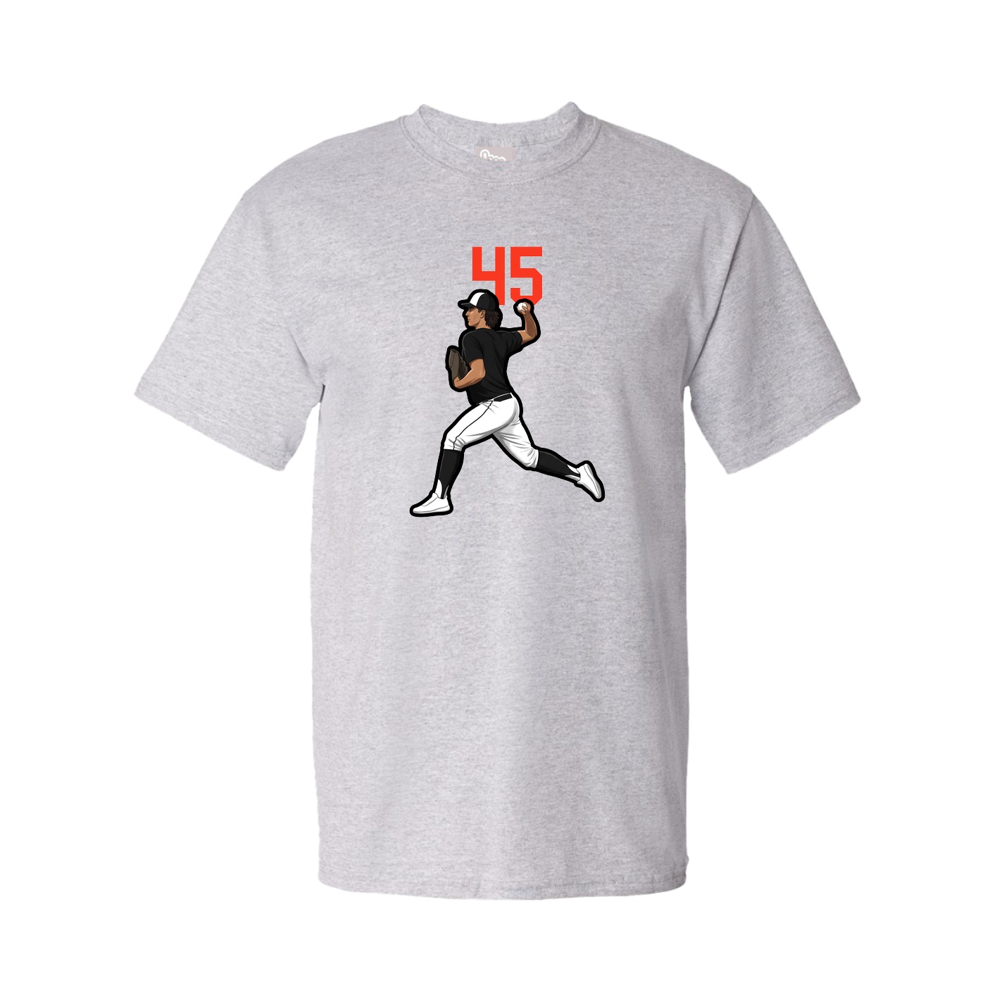 Tee — Number Top in Grey