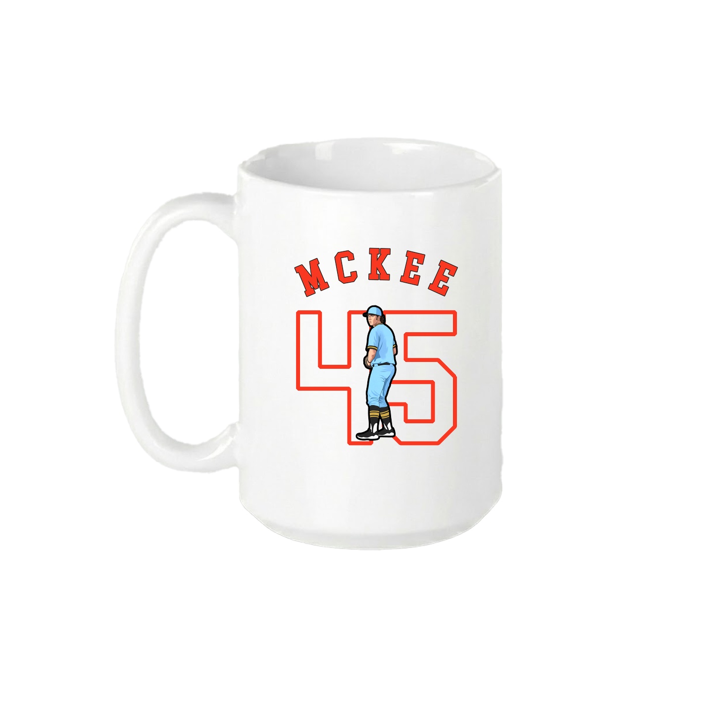 15oz Coffee Mug — Shirsey Arch in White