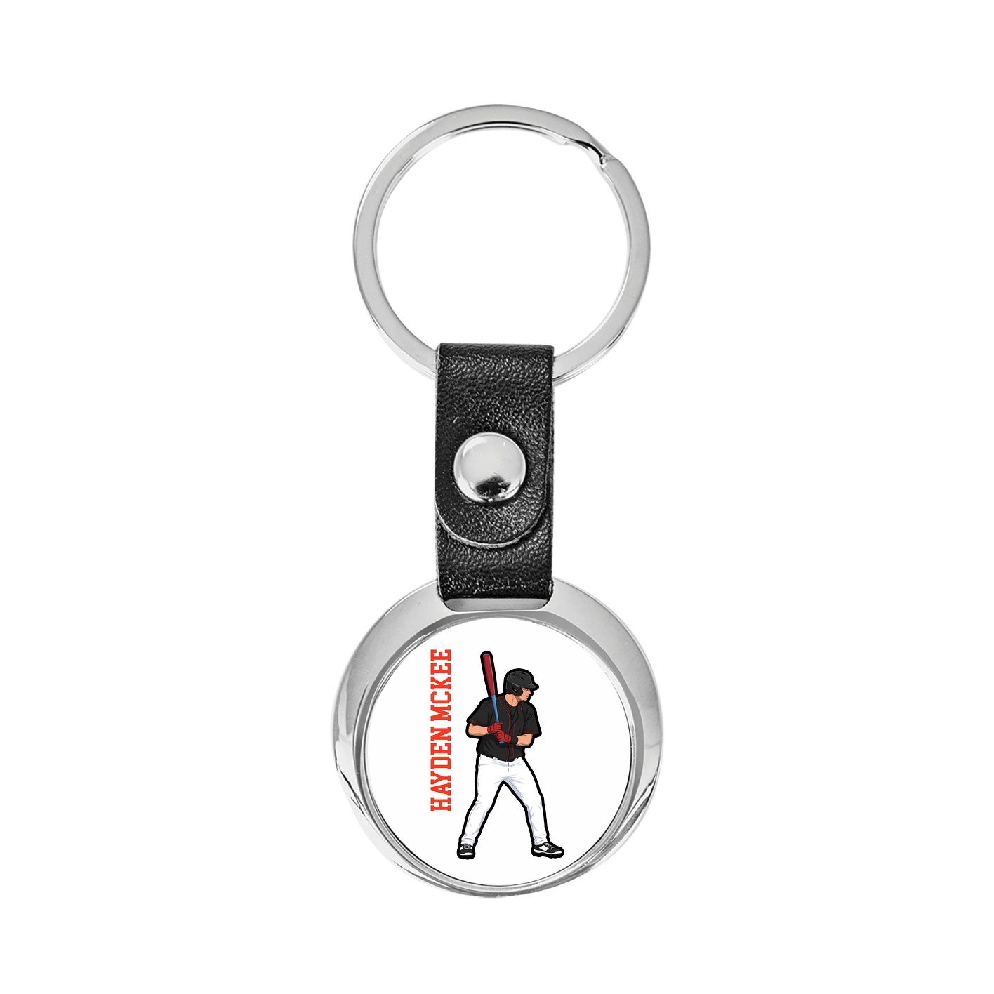 Key Chain — Name Vertical in Classic