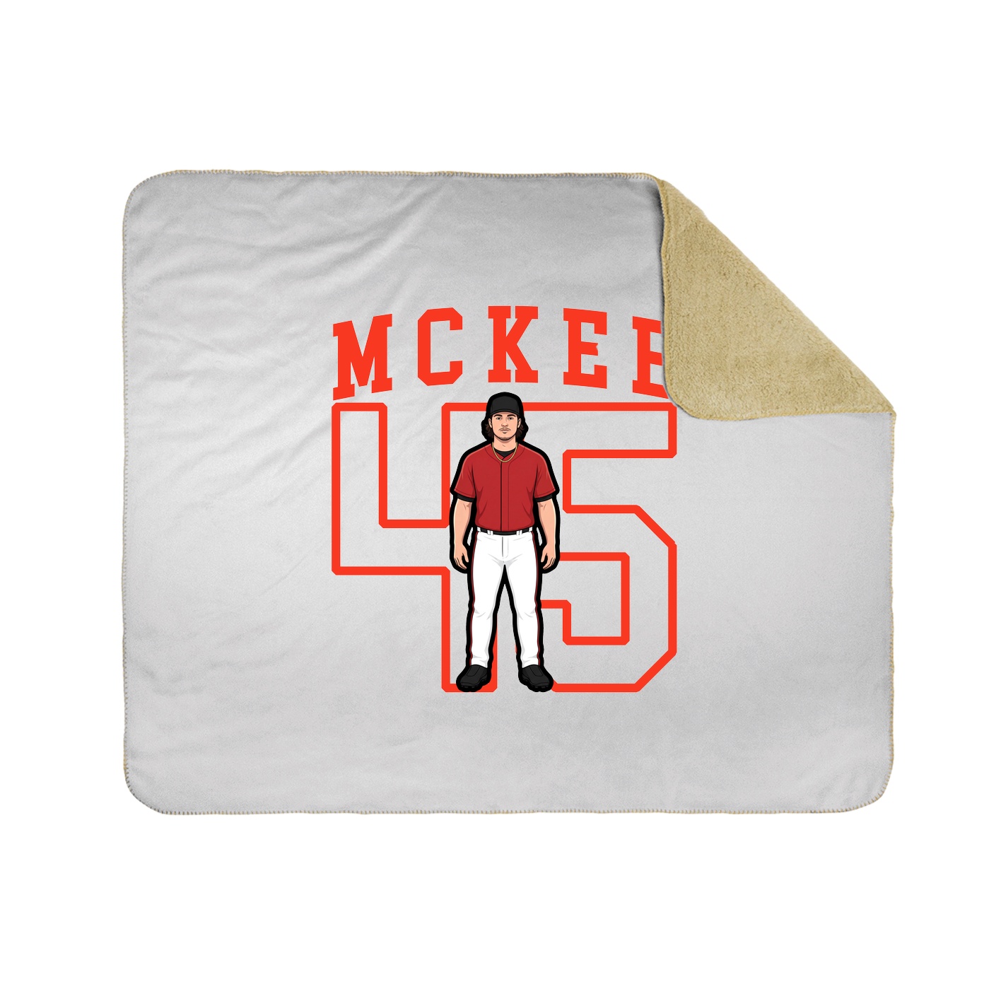 Throw Blanket — Shirsey in White