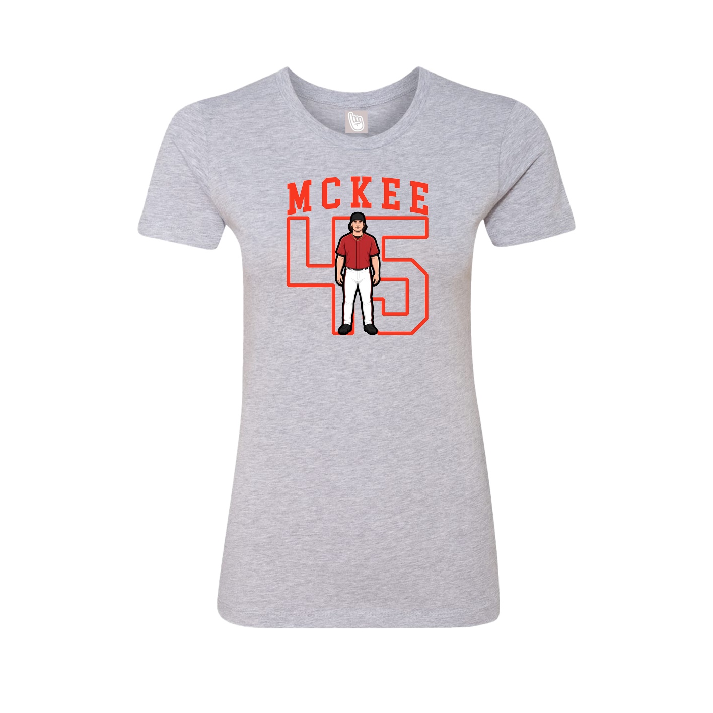 Fitted Women's Tee — Shirsey in Grey