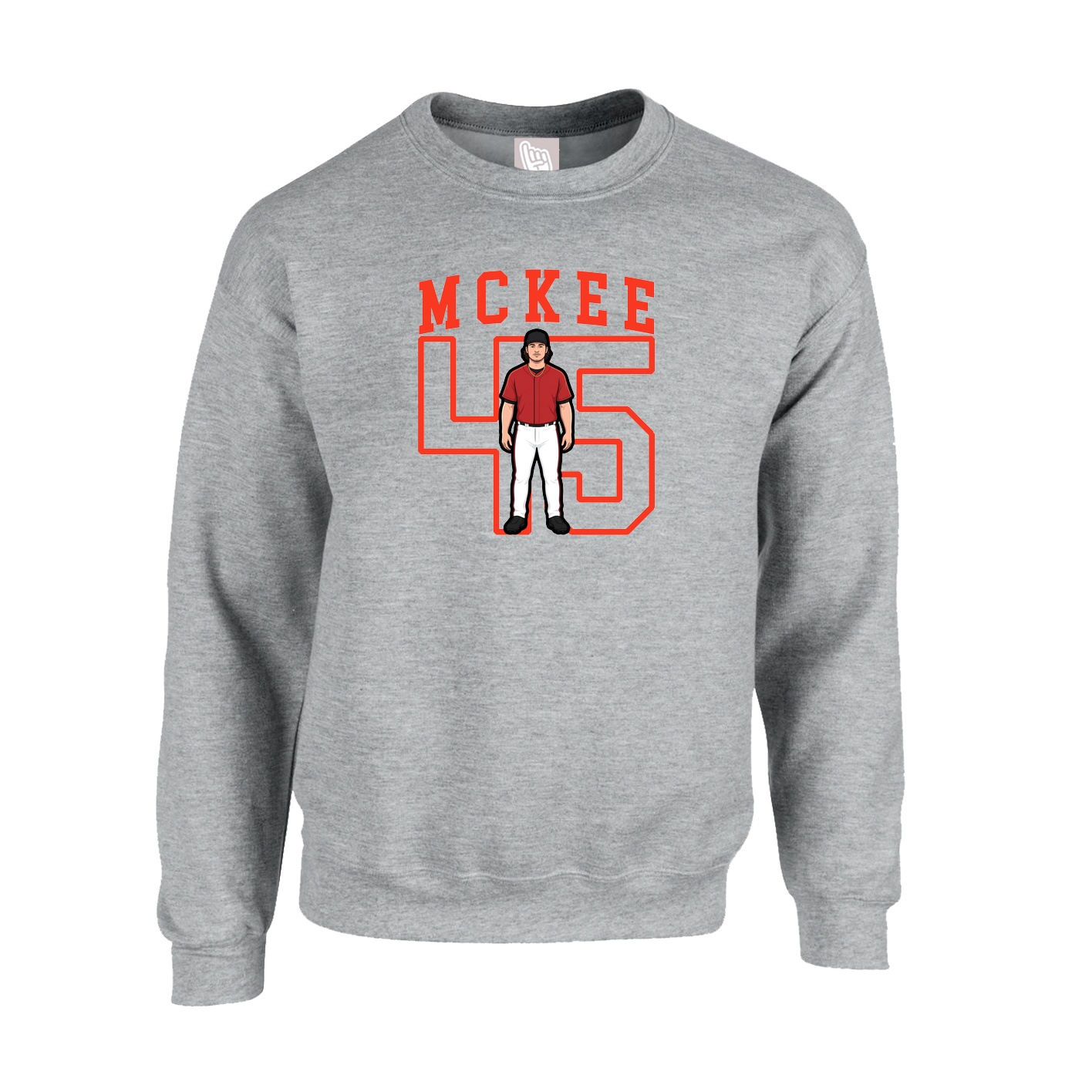 Fleece Crew — Shirsey in Grey