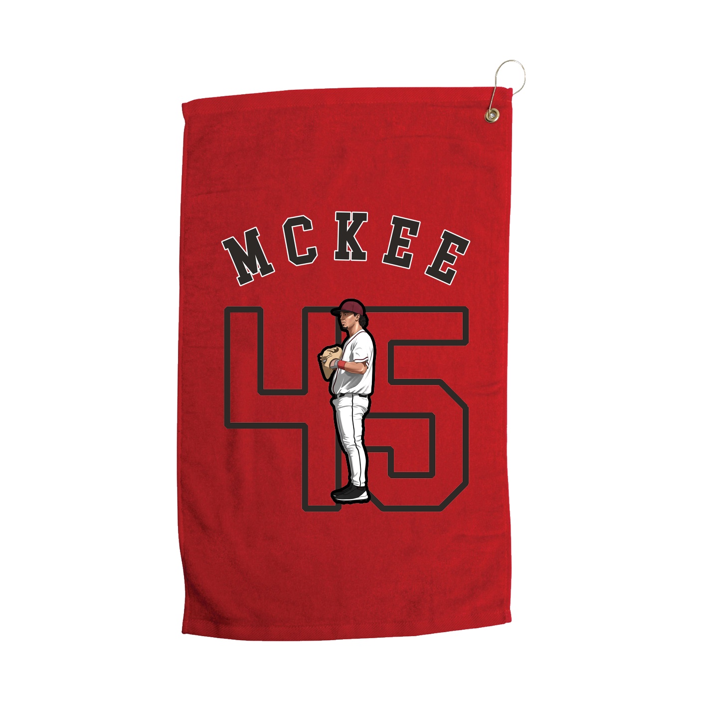 Golf Towel — Shirsey Arch in Red