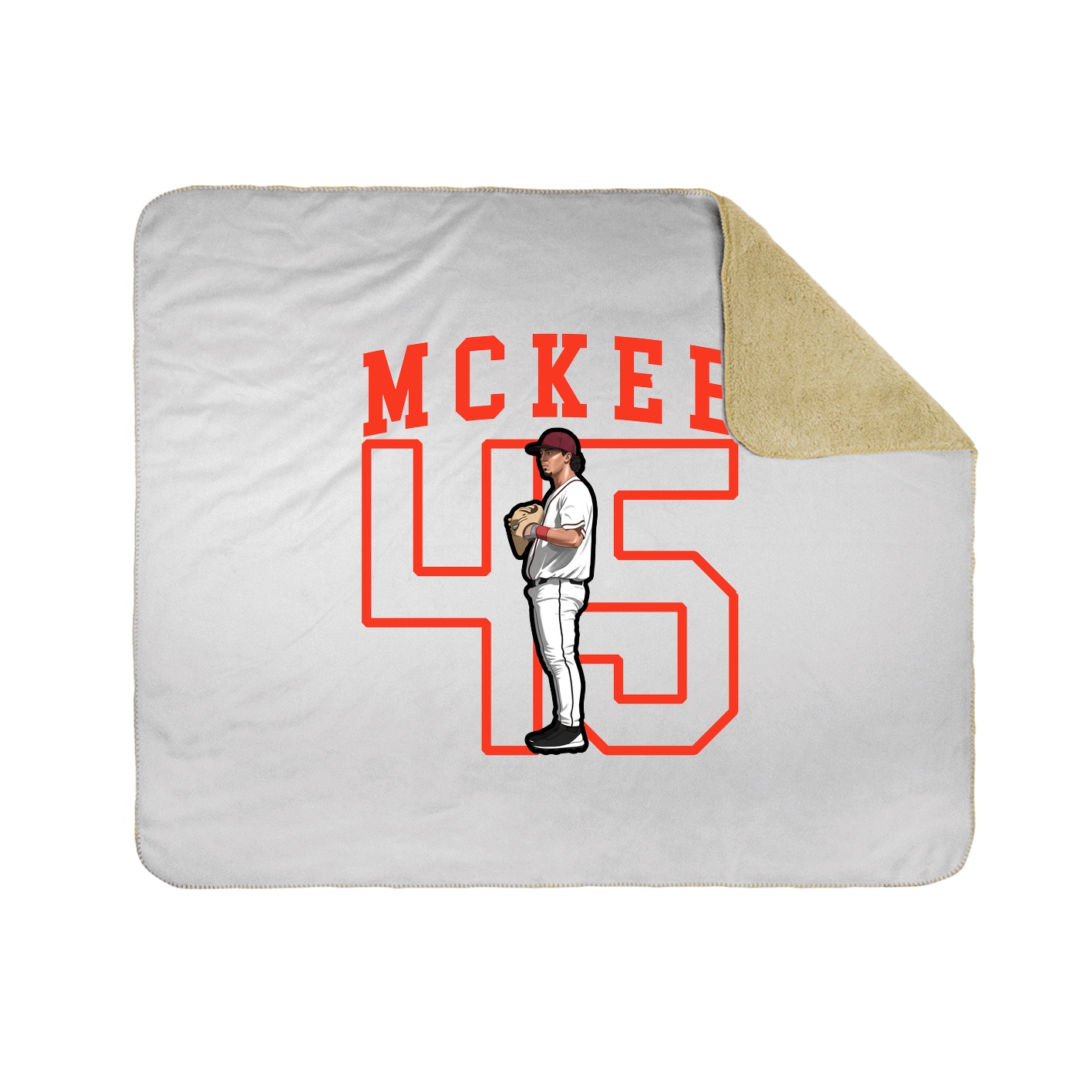 Throw Blanket — Shirsey in White