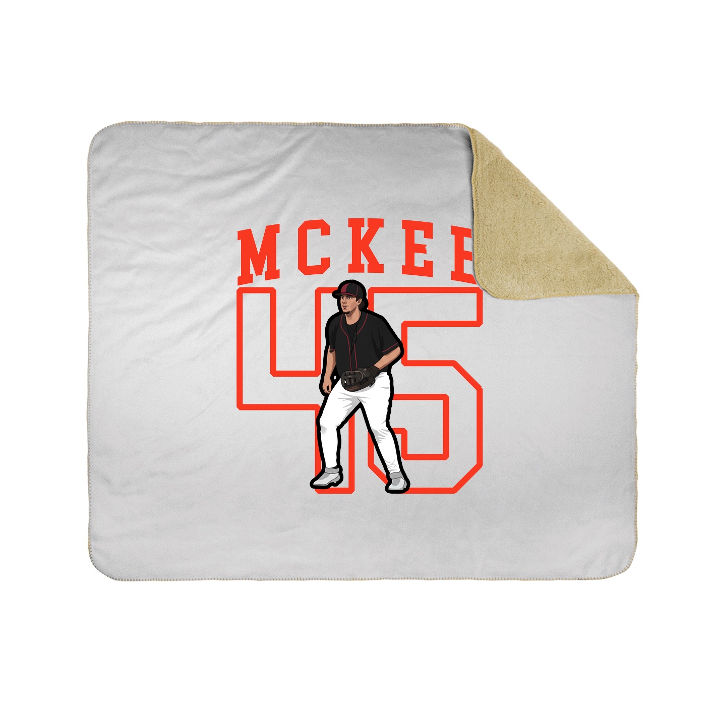 Throw Blanket — Shirsey in White
