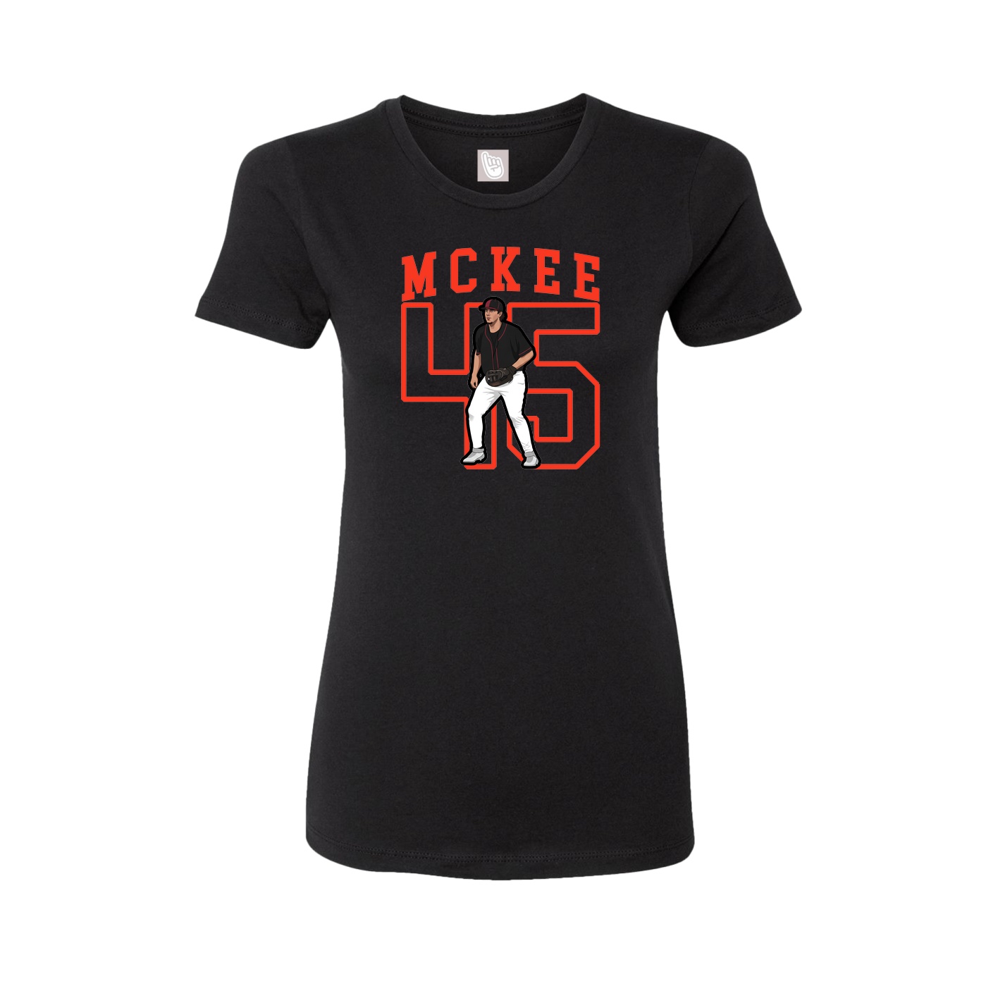 Fitted Women's Tee — Shirsey in Black