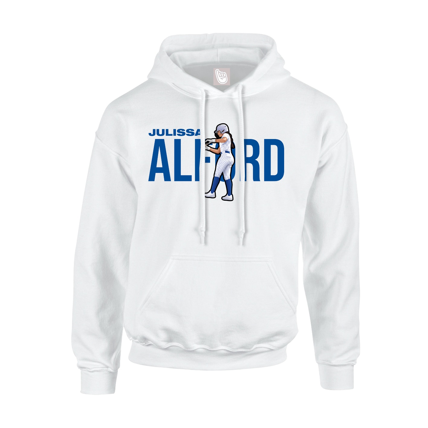 Hoodie — Player Name in White