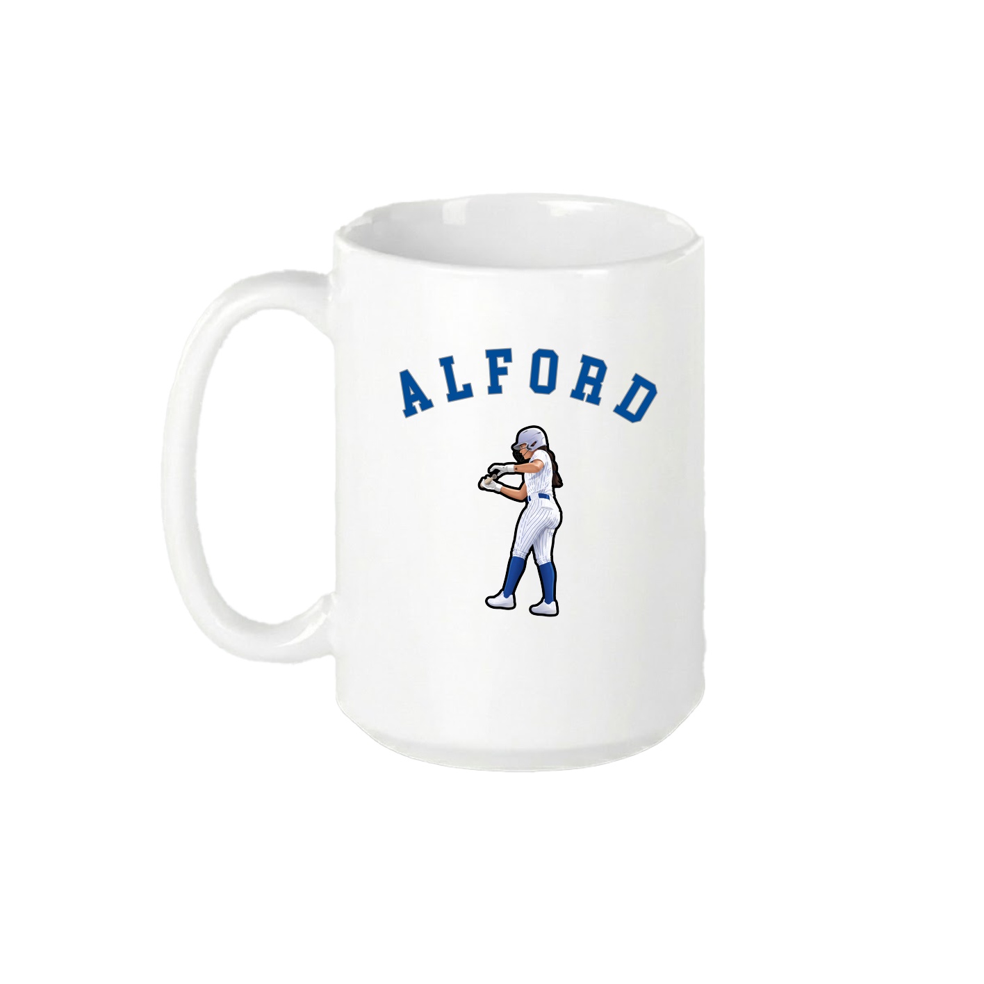 15oz Coffee Mug — Shirsey Arch in White