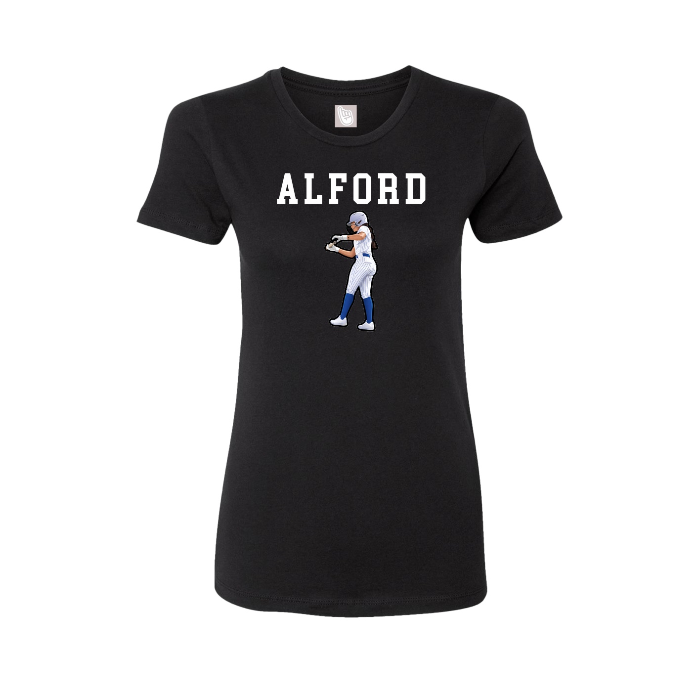 Fitted Women's Tee — Shirsey in Black