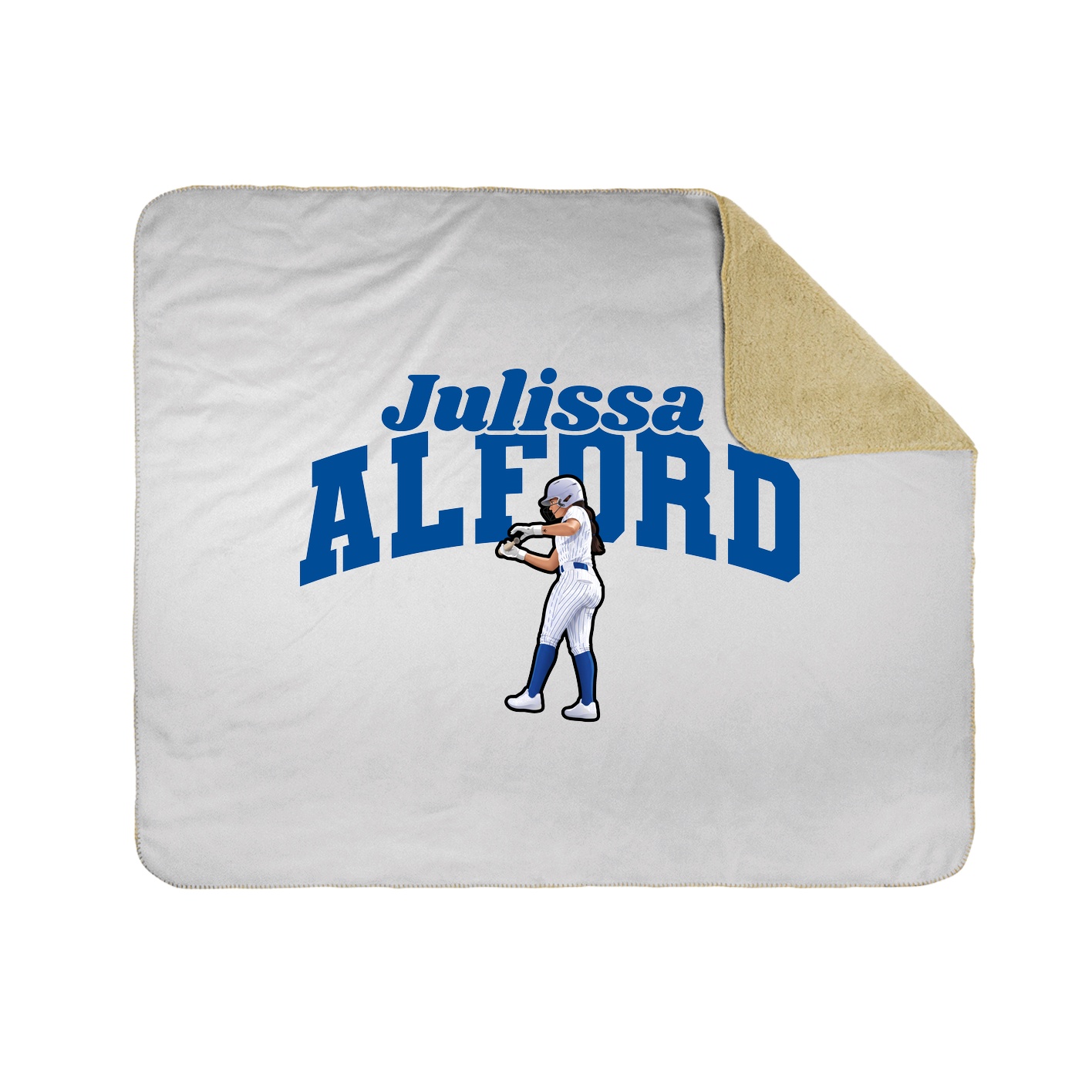 Throw Blanket — Signature Arch in White