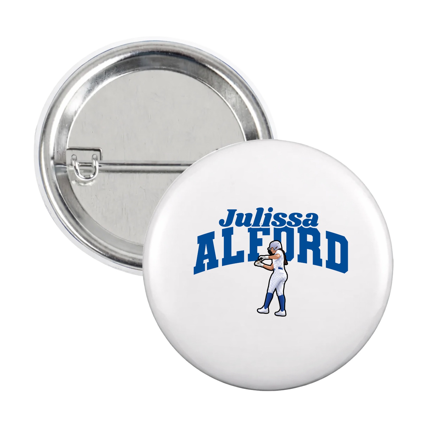 Game Day Button — Signature Arch in White