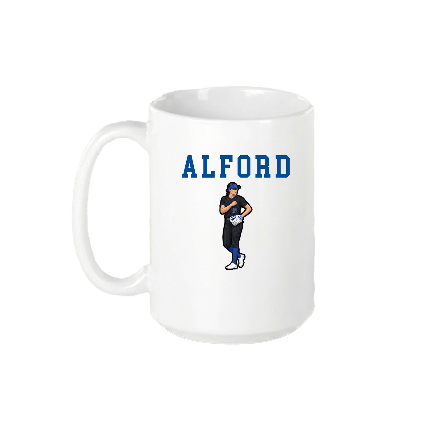 15oz Coffee Mug — Shirsey in White