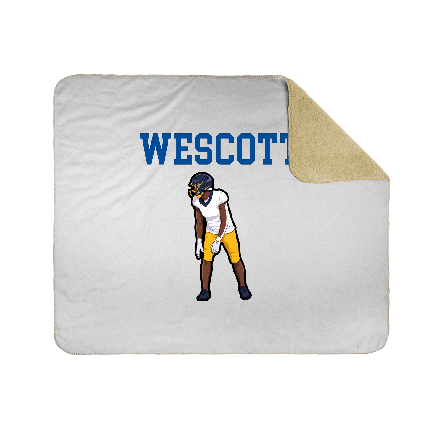 Throw Blanket — Shirsey in White