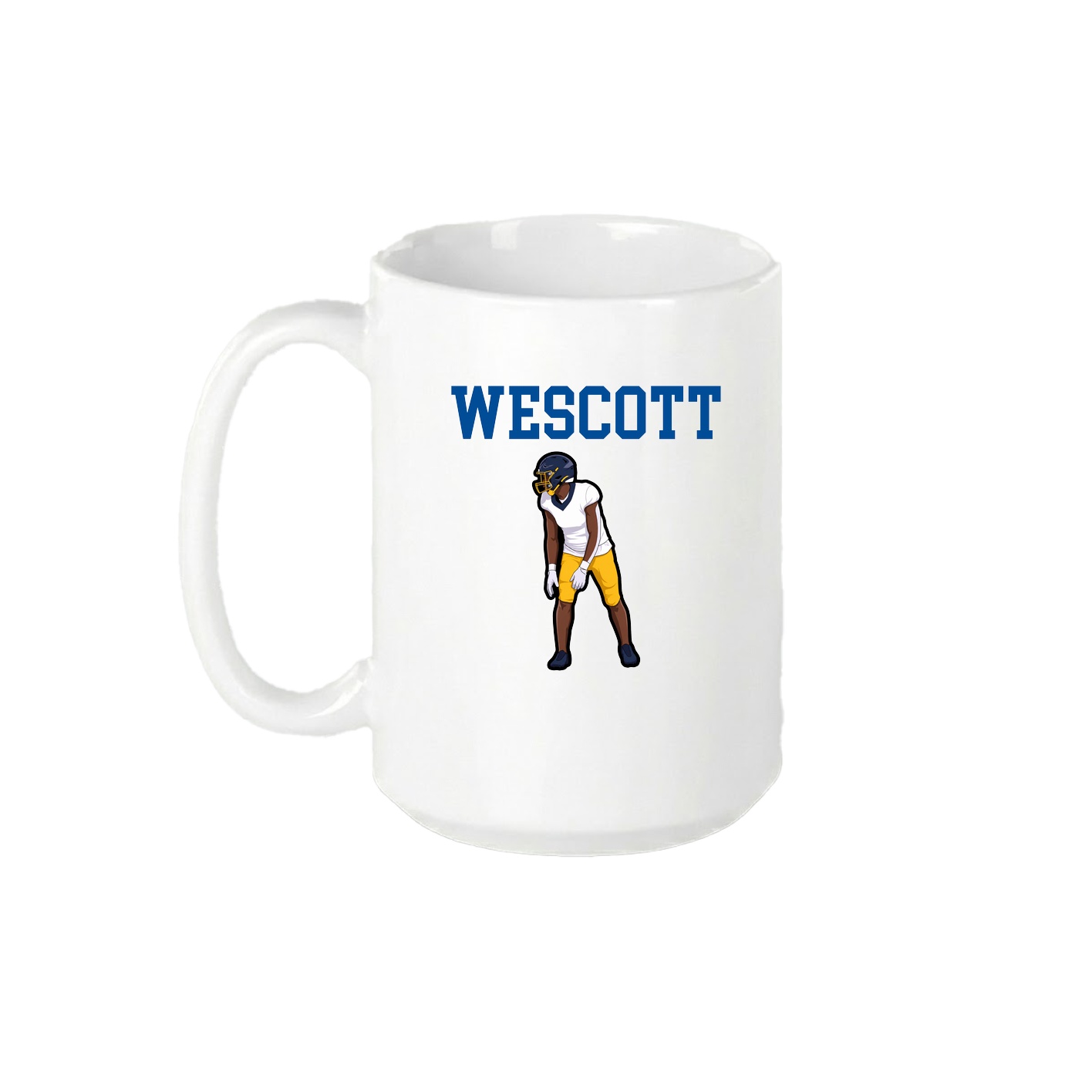 15oz Coffee Mug — Shirsey in White