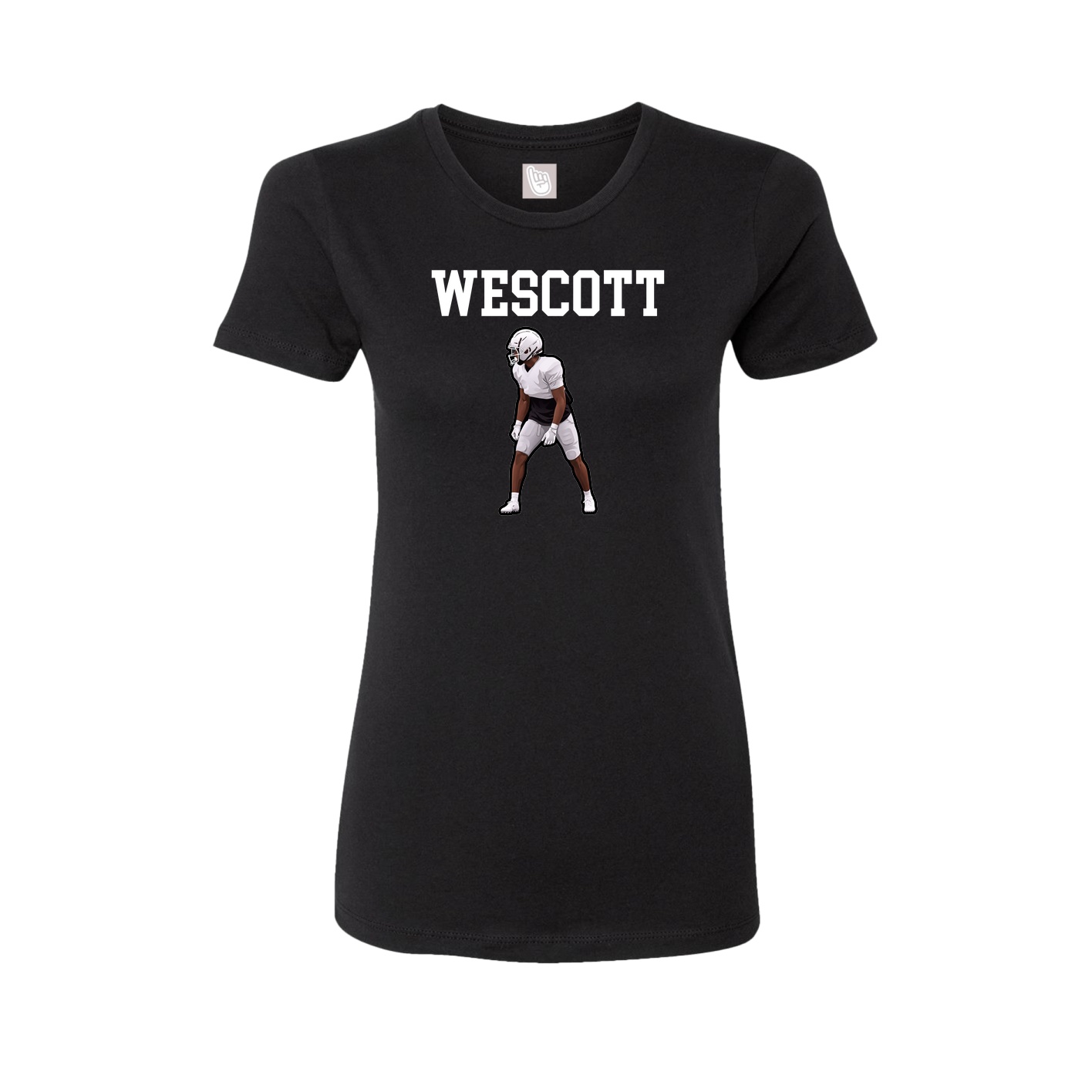 Fitted Women's Tee — Shirsey in Black