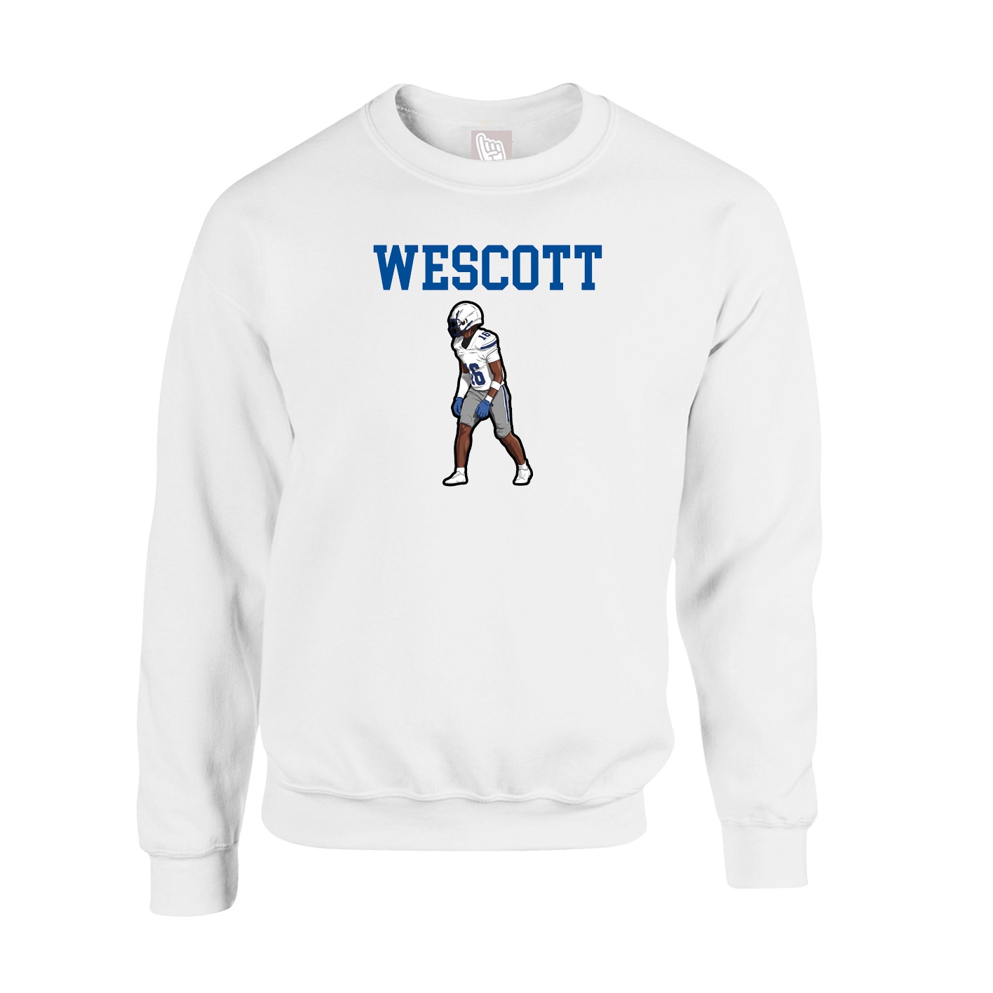 Fleece Crew — Shirsey in White