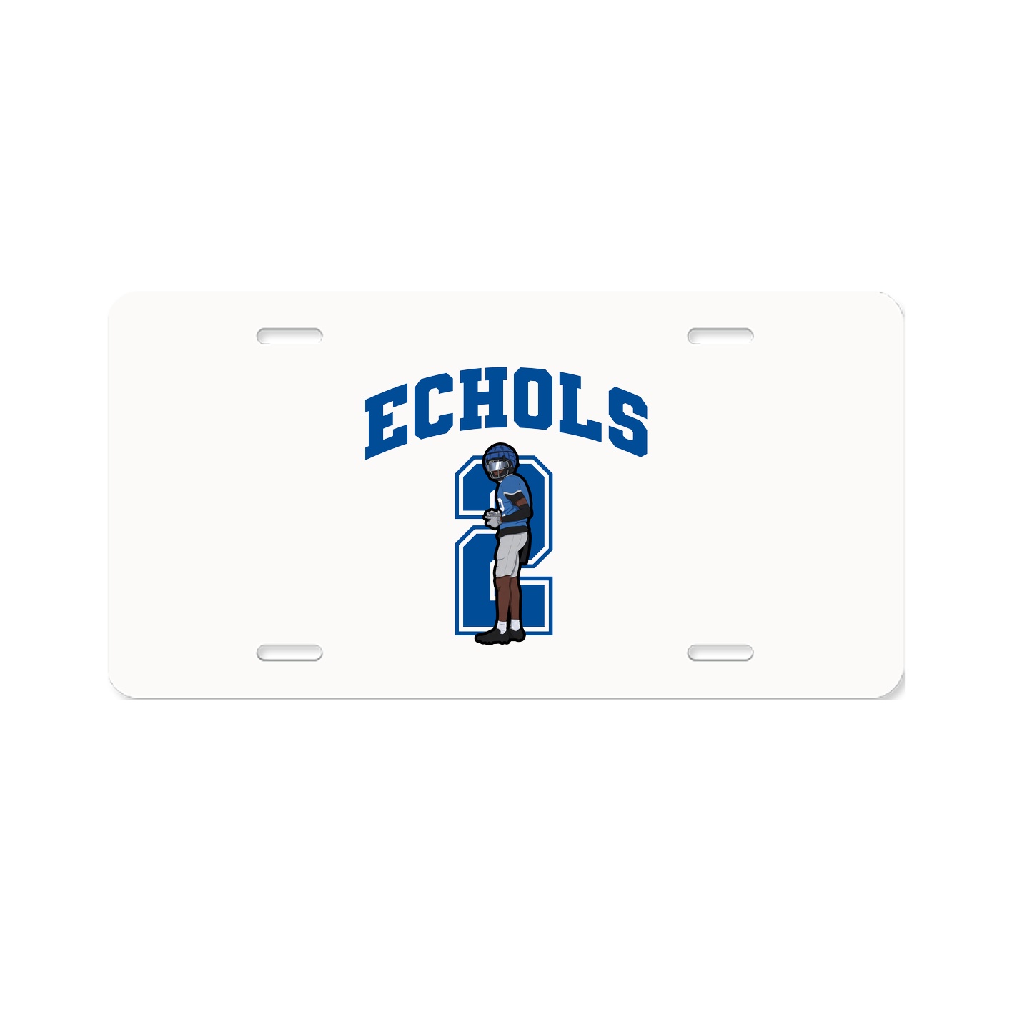 License Plate — Number in Classic