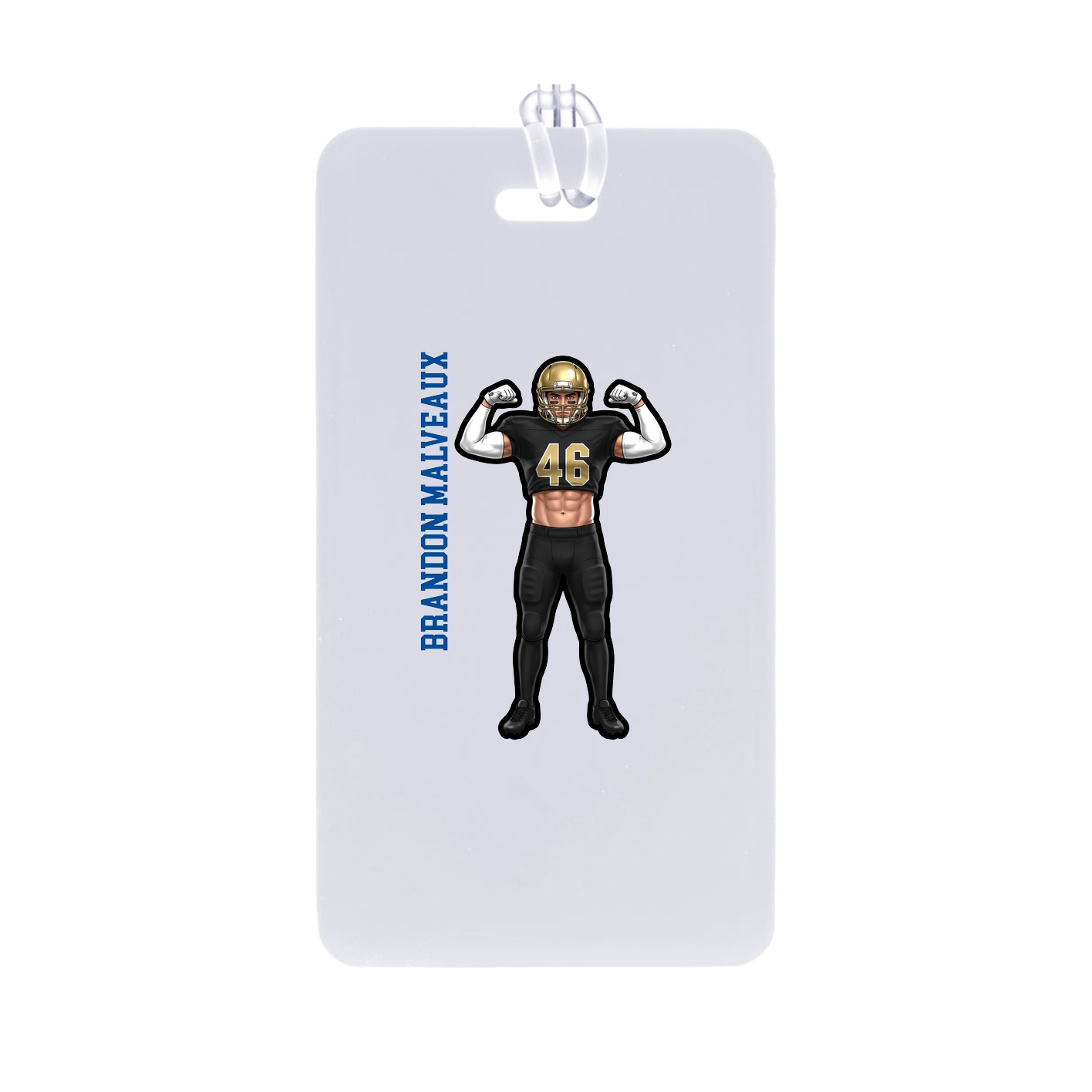 Bag Tag — Name Vertical in Classic