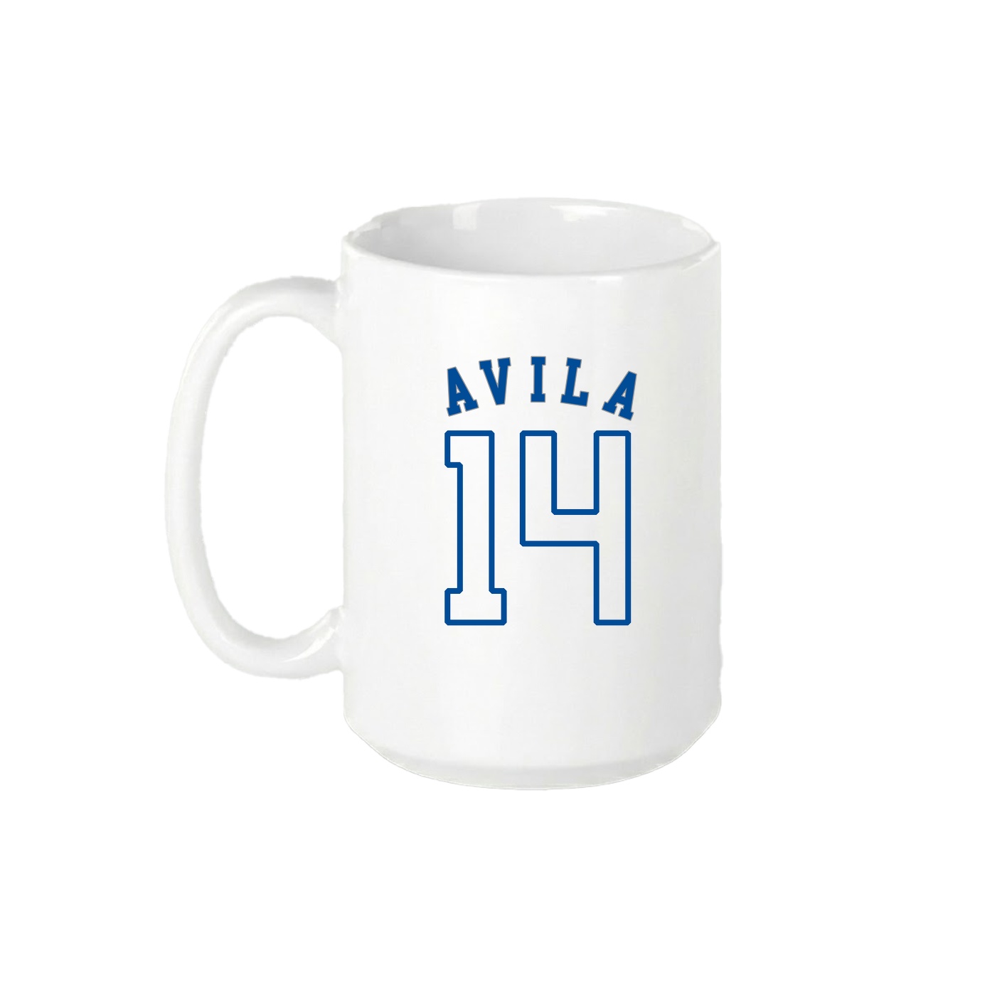 15oz Coffee Mug — Shirsey Arch in White