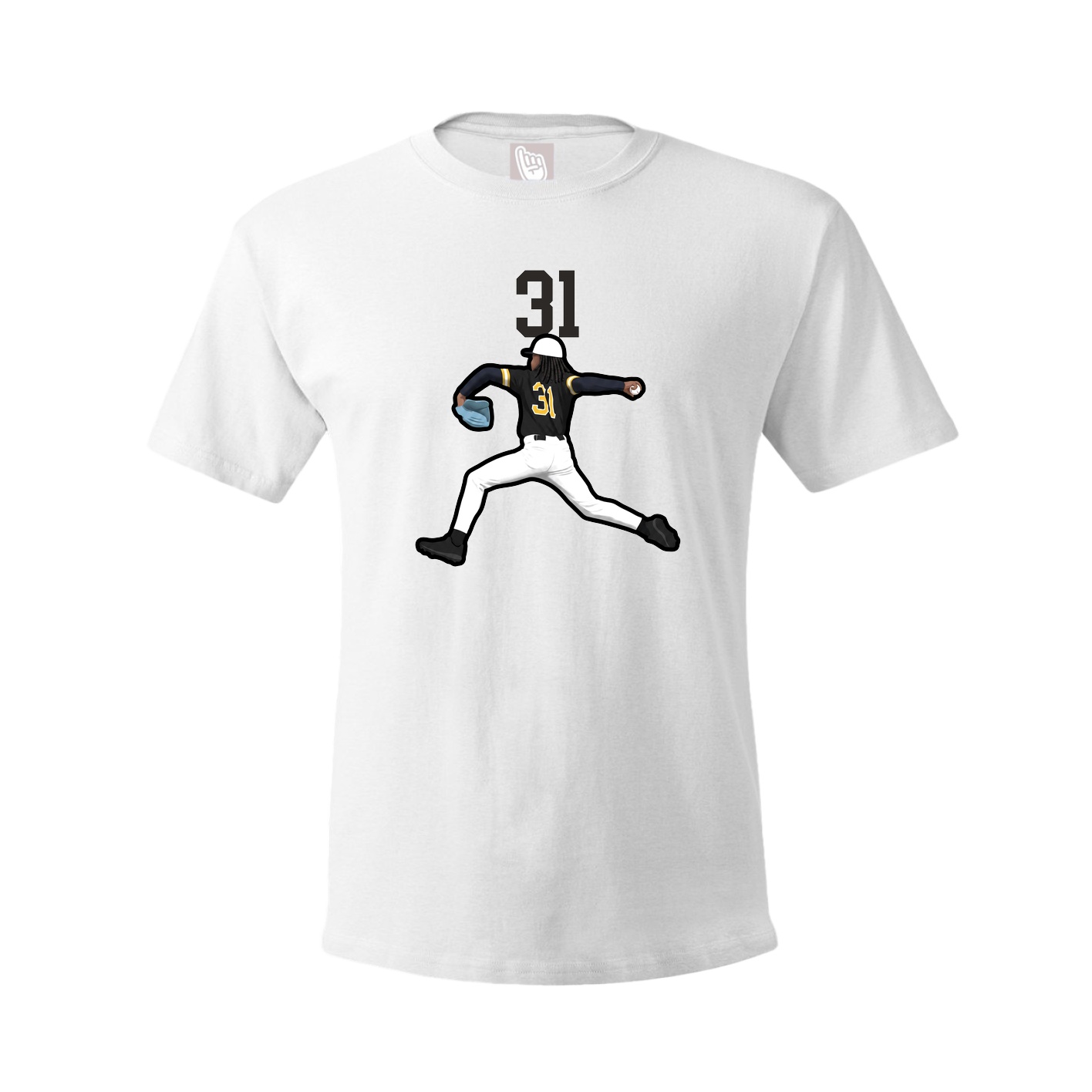 Tee — Number Top in White