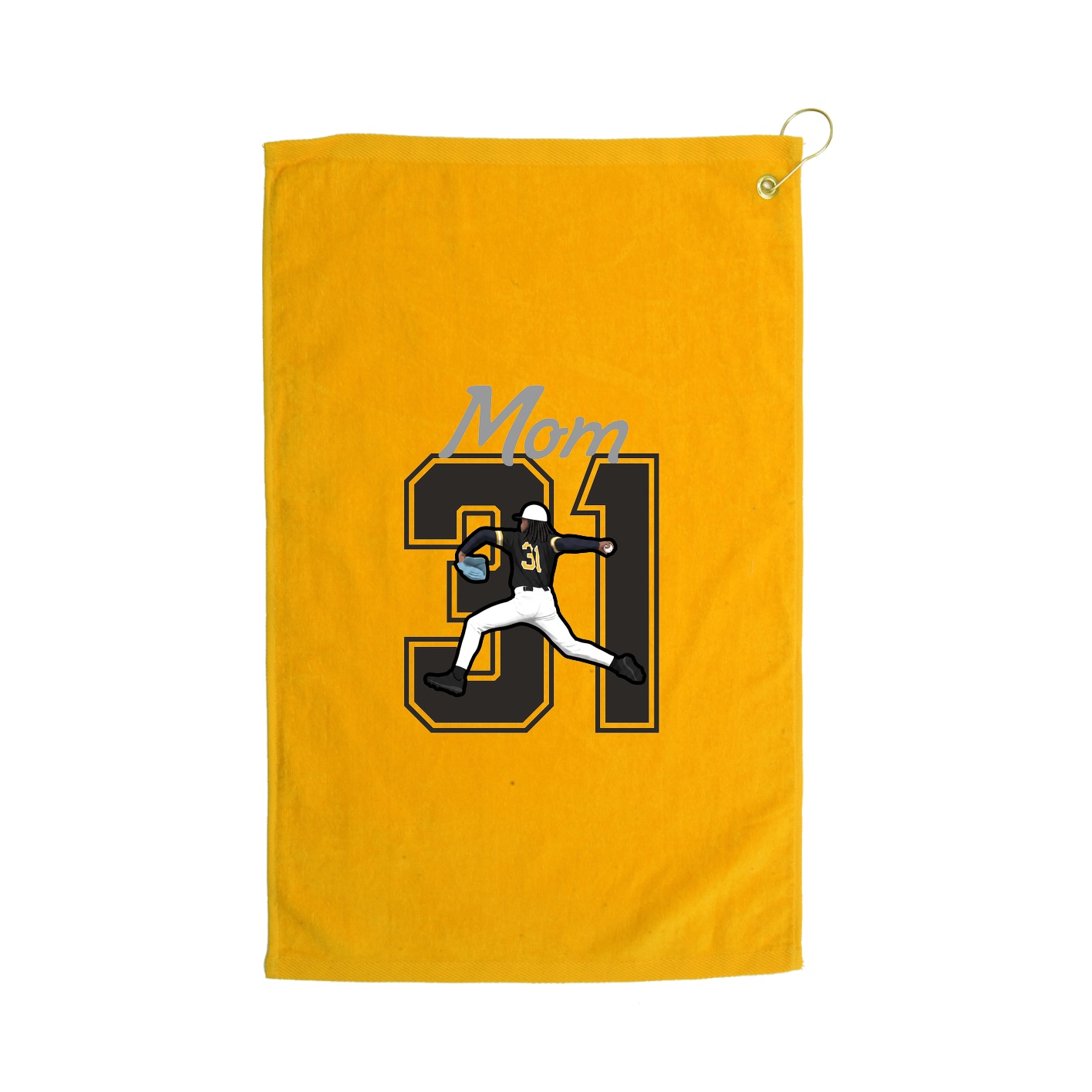 Golf Towel — Mothers Day Shirsey in Gold