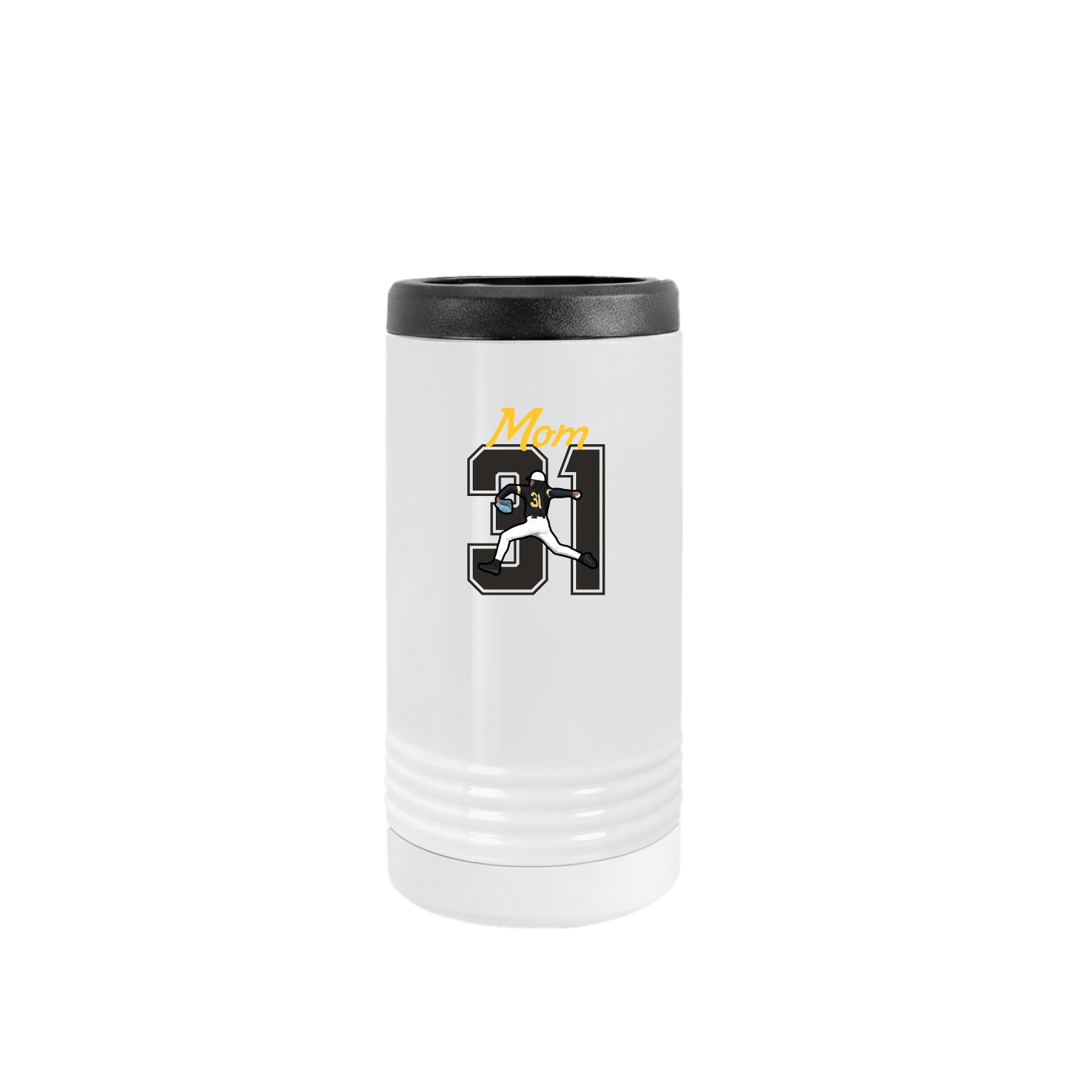 Slim Beverage Holder — Mothers Day Shirsey in White