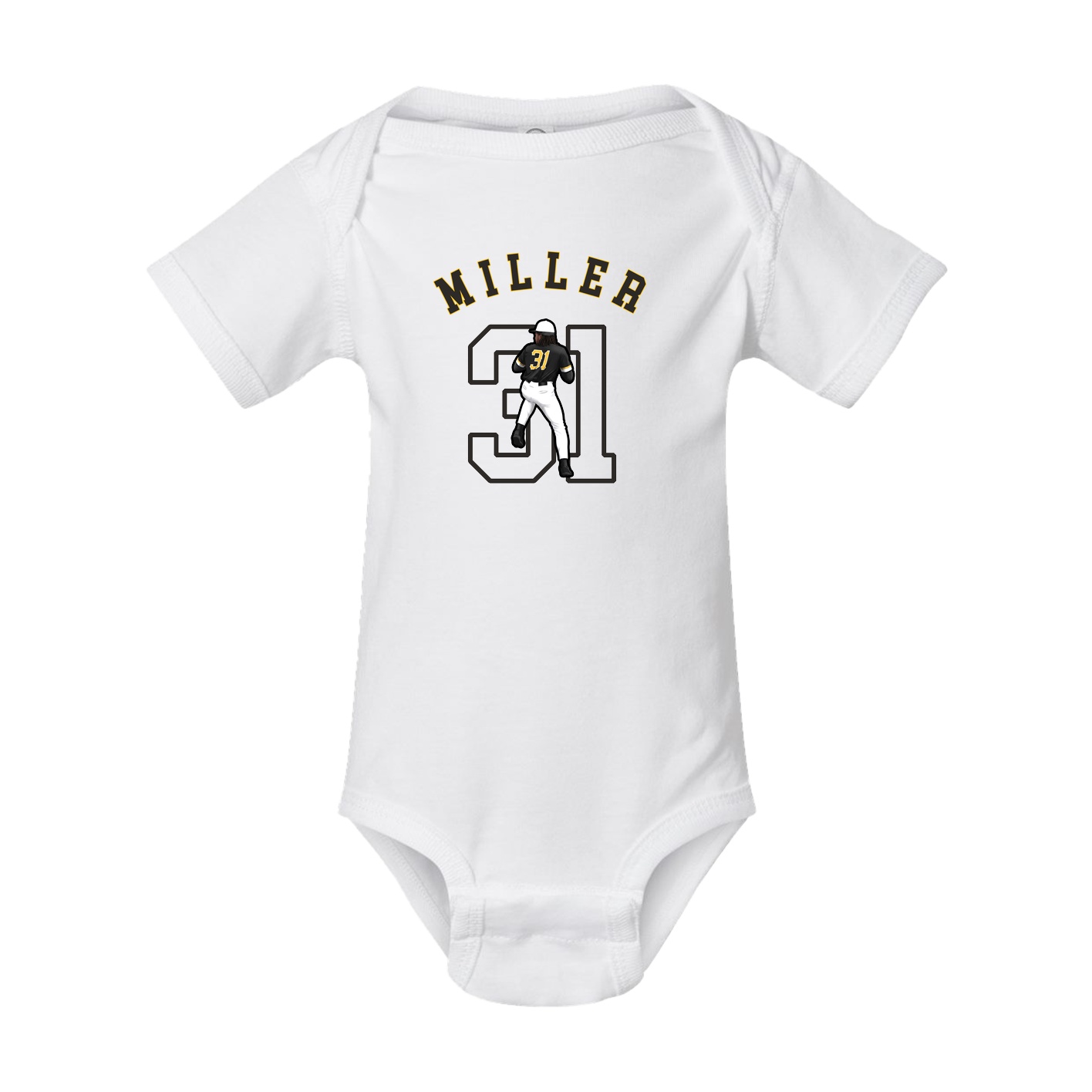 Baby Onesie — Shirsey Arch in White