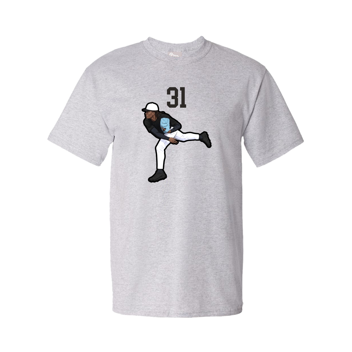 Tee — Number Top in Grey