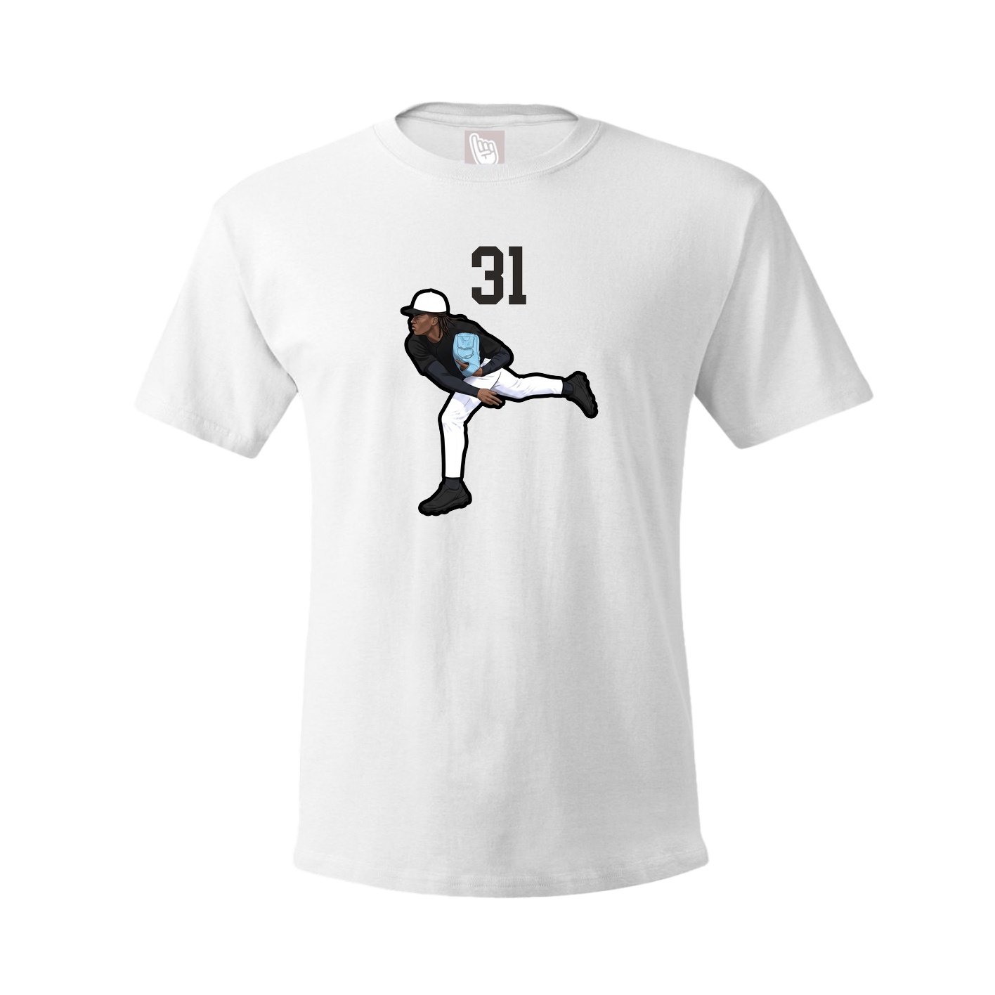 Tee — Number Top in White