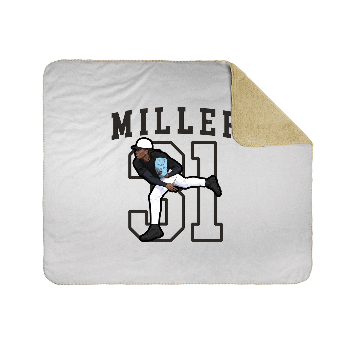 Throw Blanket — Shirsey in White