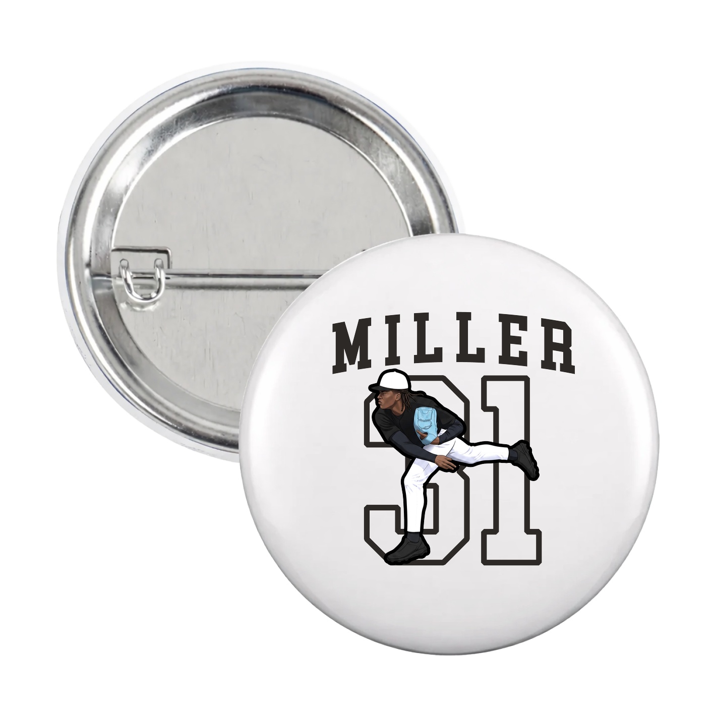Game Day Button — Shirsey in White