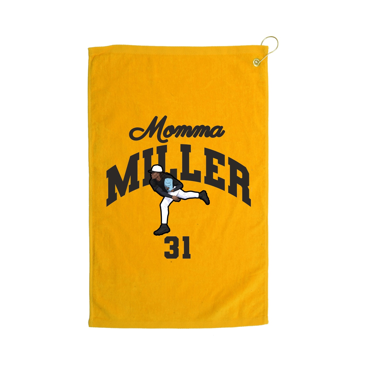 Golf Towel — Mothers Day Arch in Gold