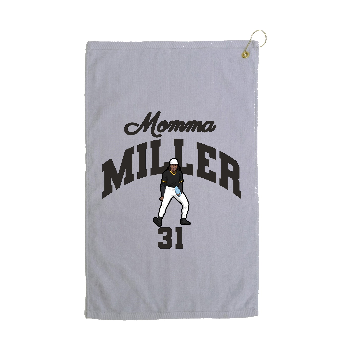 Golf Towel — Mothers Day Arch in Grey