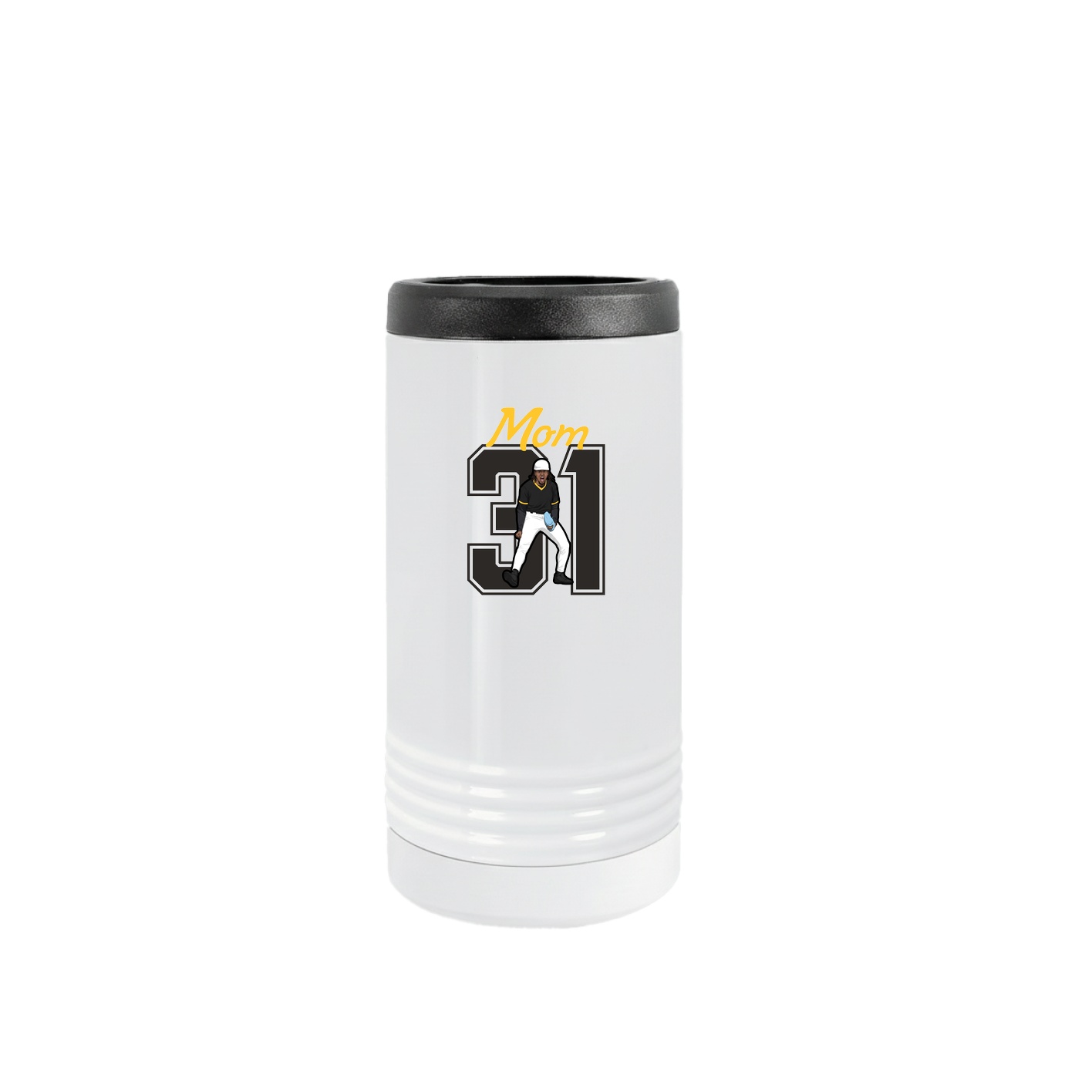 Slim Beverage Holder — Mothers Day Shirsey in White
