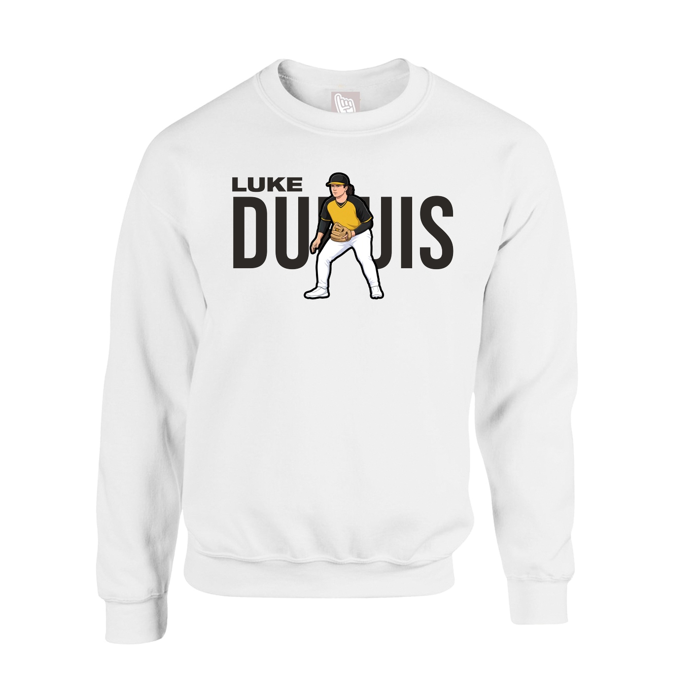 Fleece Crew — Player Name in White