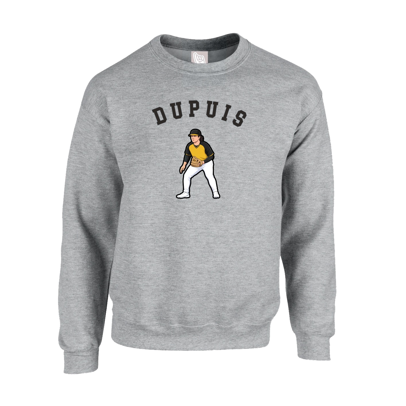 Fleece Crew — Shirsey Arch in Grey